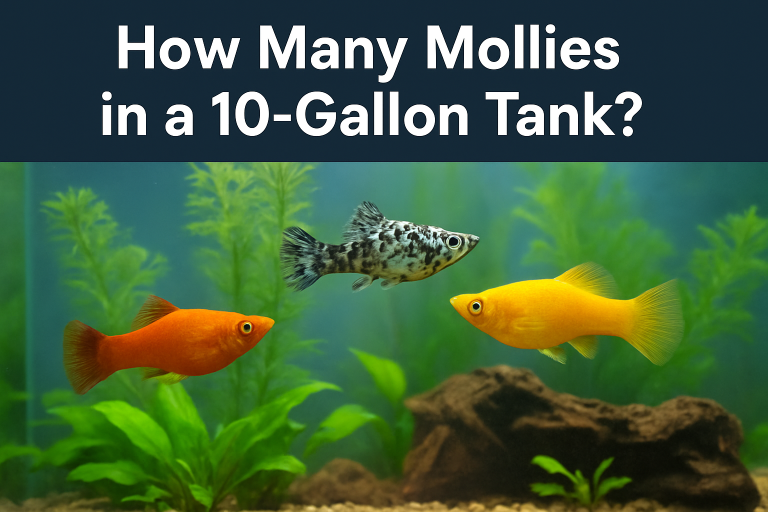 How Many Mollies in a 10-Gallon Tank